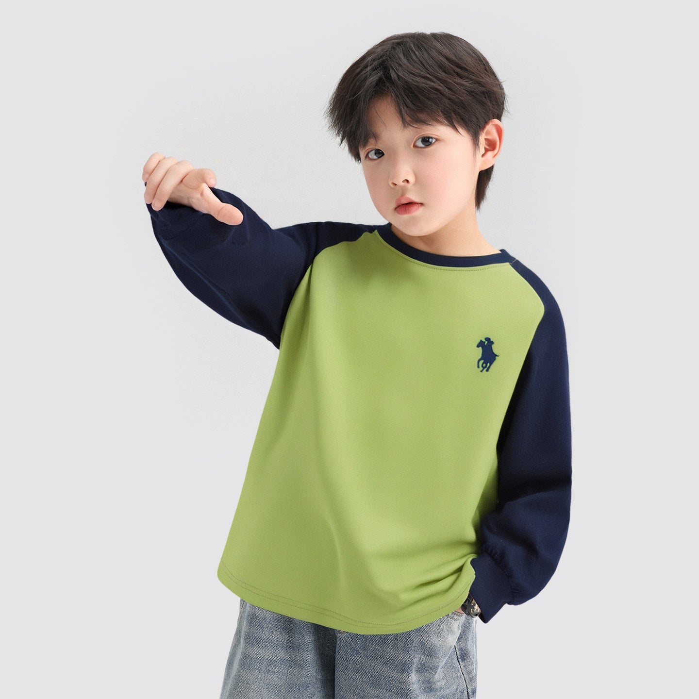 Children's Clothing Boy's Long-sleeved Pure Cotton Undershirt Spring Top Children's T-shirt