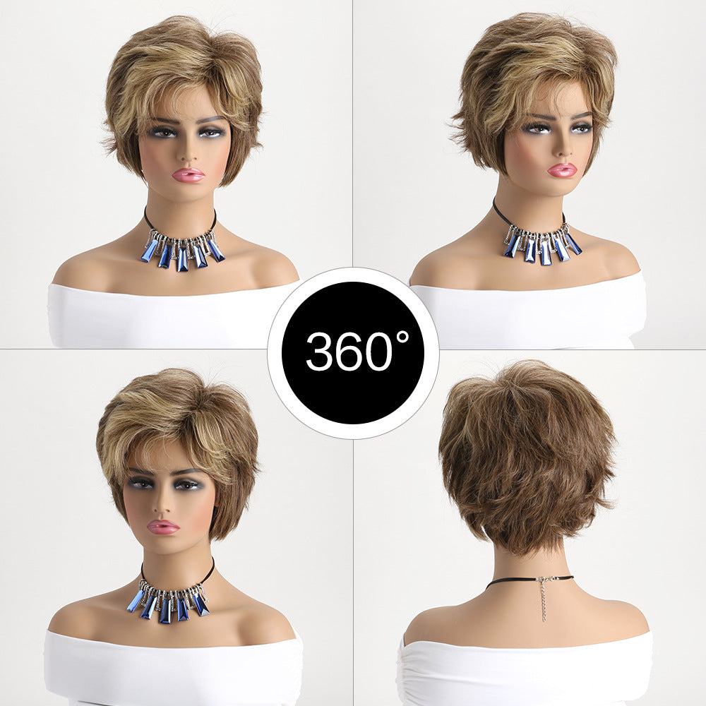 Innovative Charming Women's Sheath Synthetic Wigs Wig Short Curly Hair