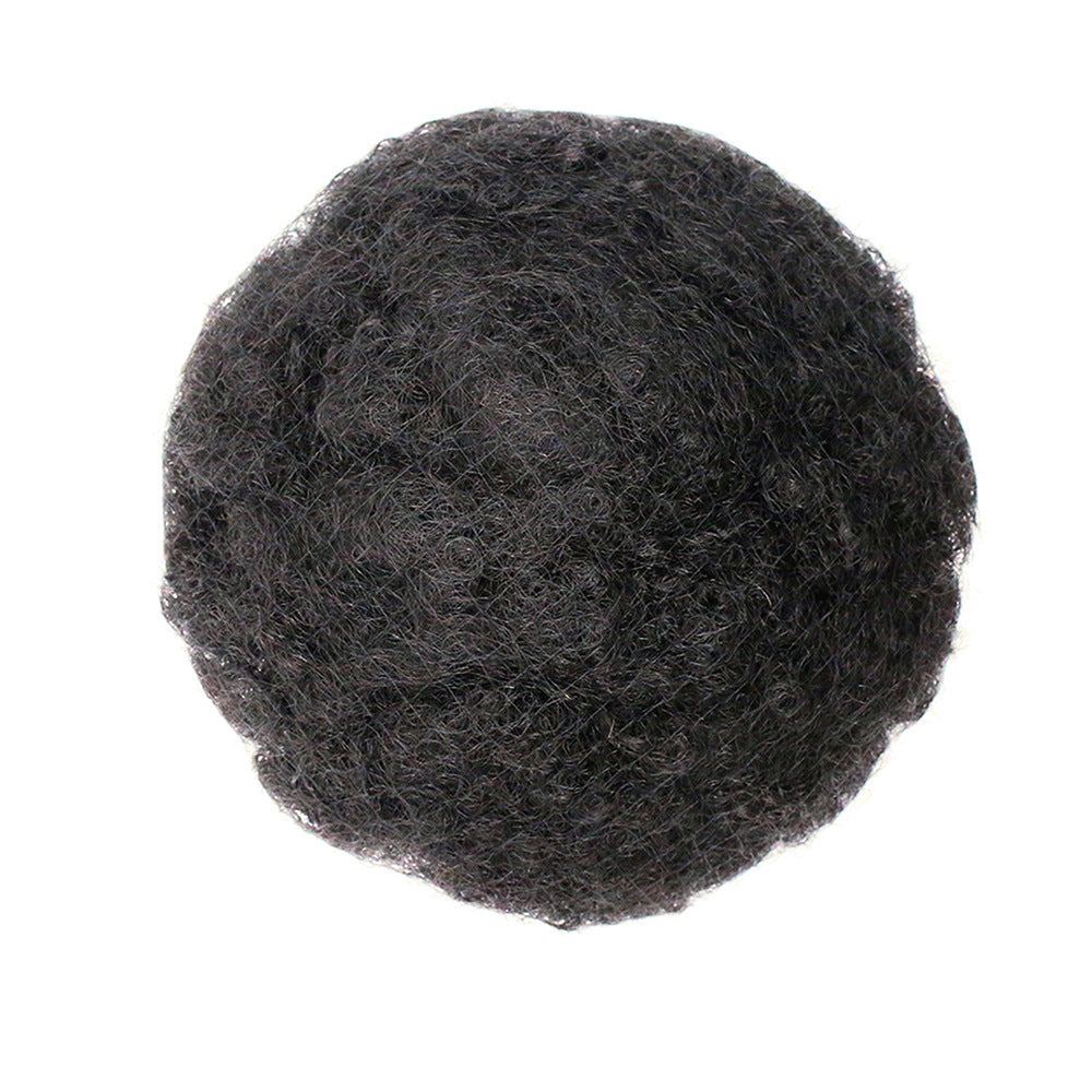 Human Hair Dreadlocks Puffy Silk Pile Wrapping Other Wig
