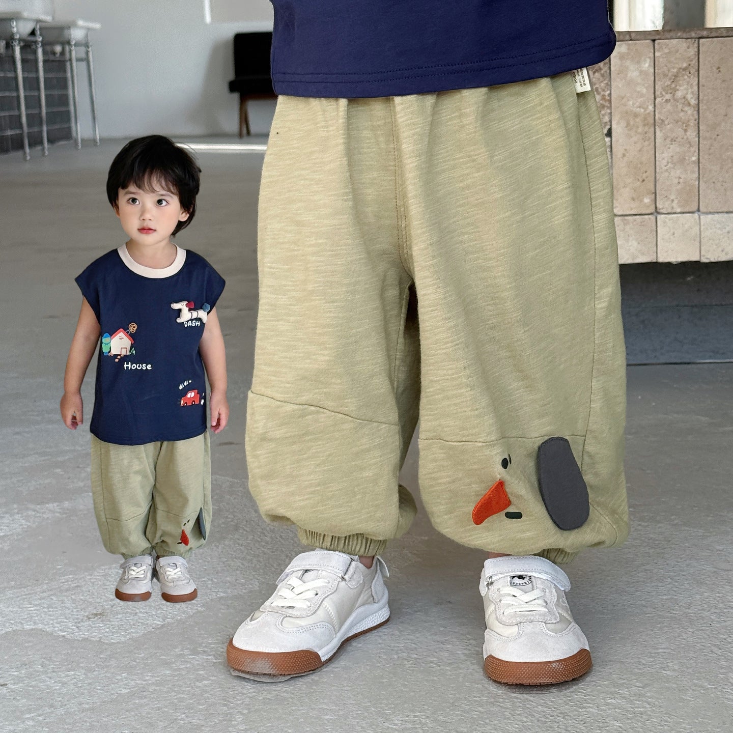 Children's Summer Thin Leisure Bloomers Cotton Trousers Children's Pants