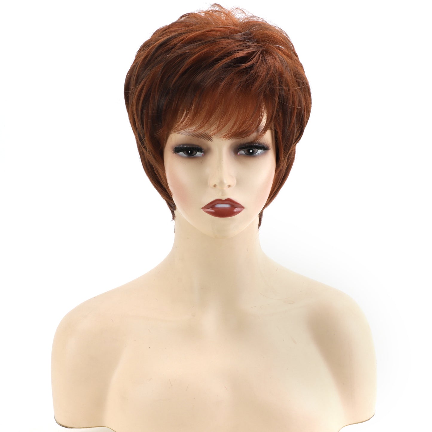 Versatile Beautiful Women's Fluffy Chemical Fiber Wig Short Curly Hair