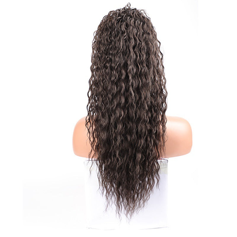 Wei Long Small Curly Hair Chemical Wig Ponytail