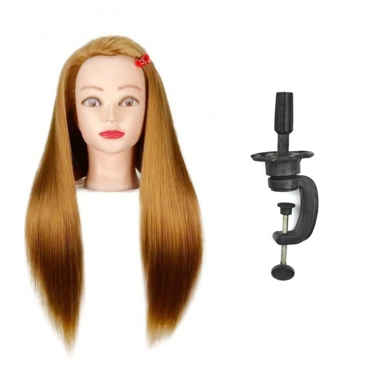 Model Head Braided Hair Practice Mannequin Hairdressing Cutting Other Wig