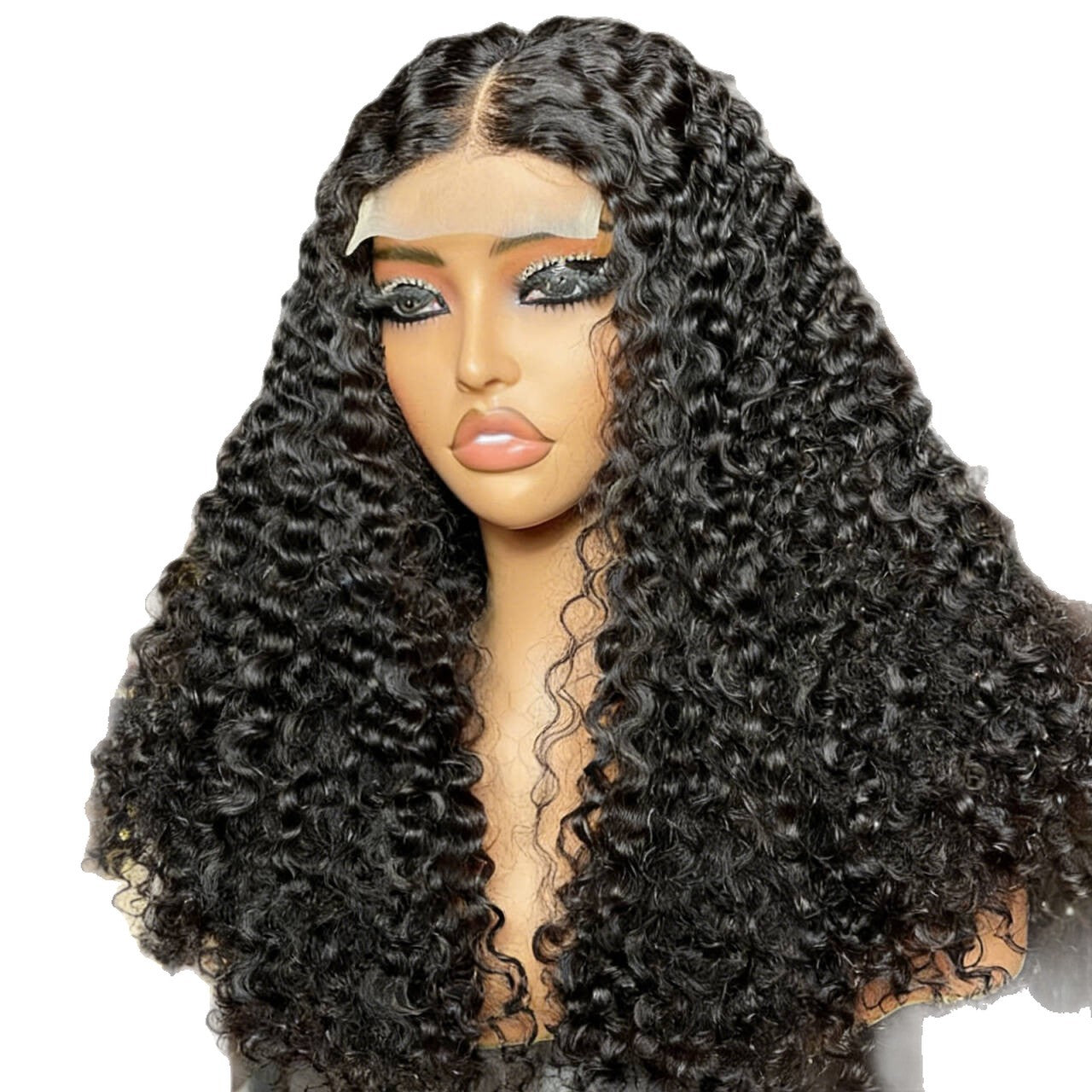 Elegant Sdd Pixel Curls Full Frontal Real Hair Wig