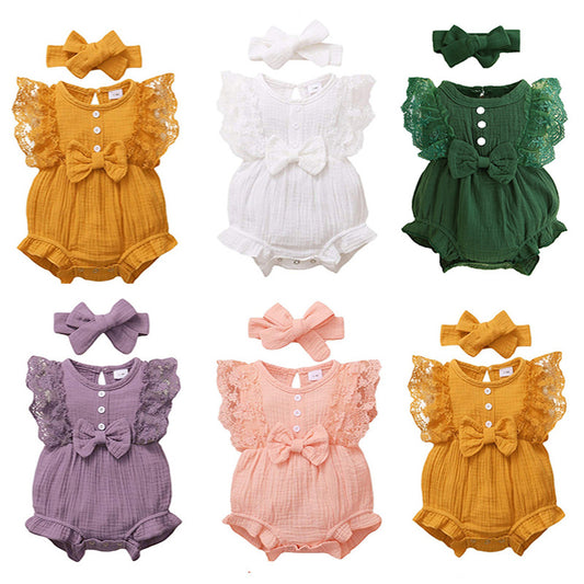 Candy Color Lace Rompers Princess Dress Jumpsuit, Climbing Suit