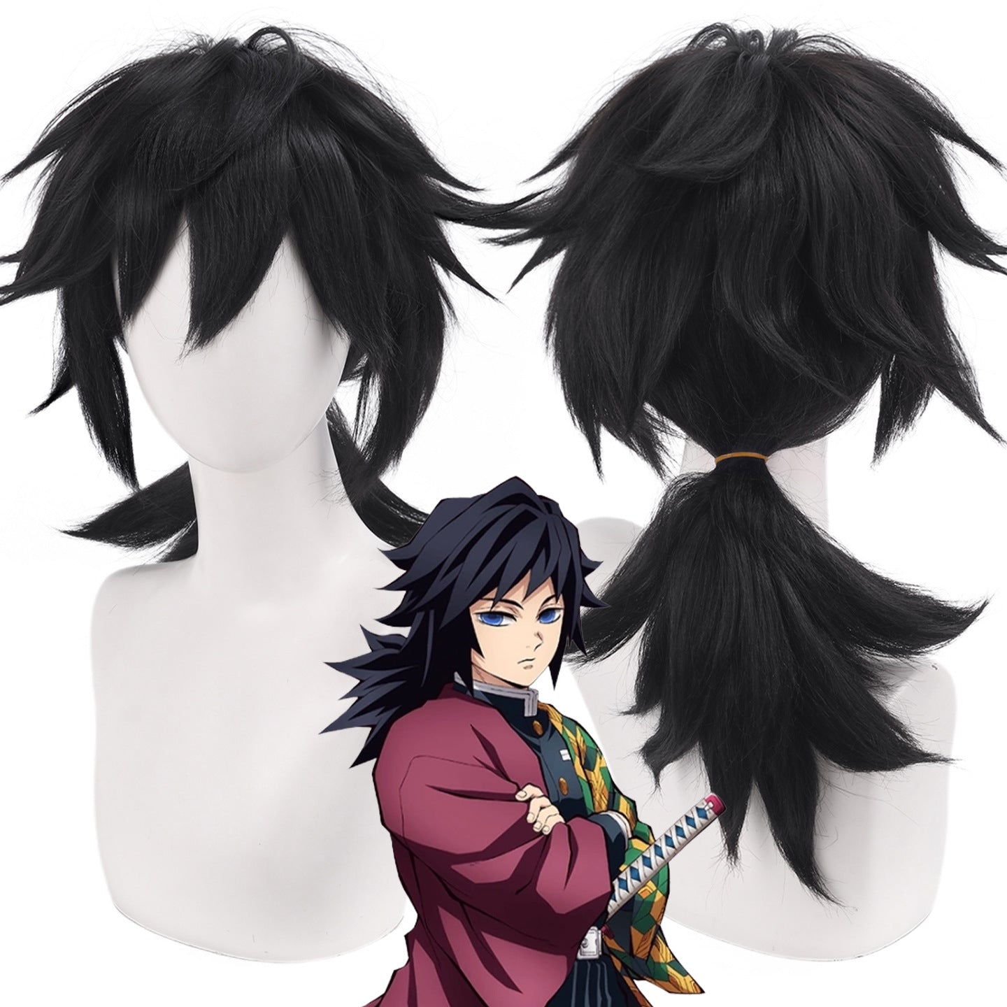 No Full My Wife Anime Kitchen Cos Wig