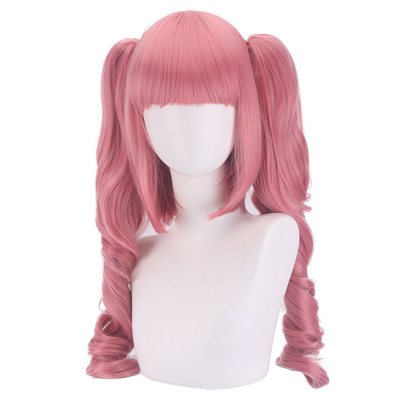 One Piece Princess Ghost Pink Double Cos Wig