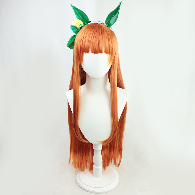 Free Man Horse Racing Silent Headwear Cos Wig