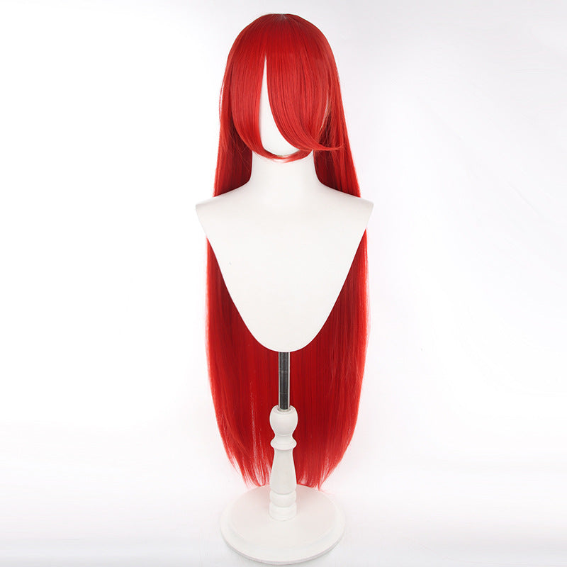 Universal Anime Long Straight Hair Mao Style Fiber Cos Wig
