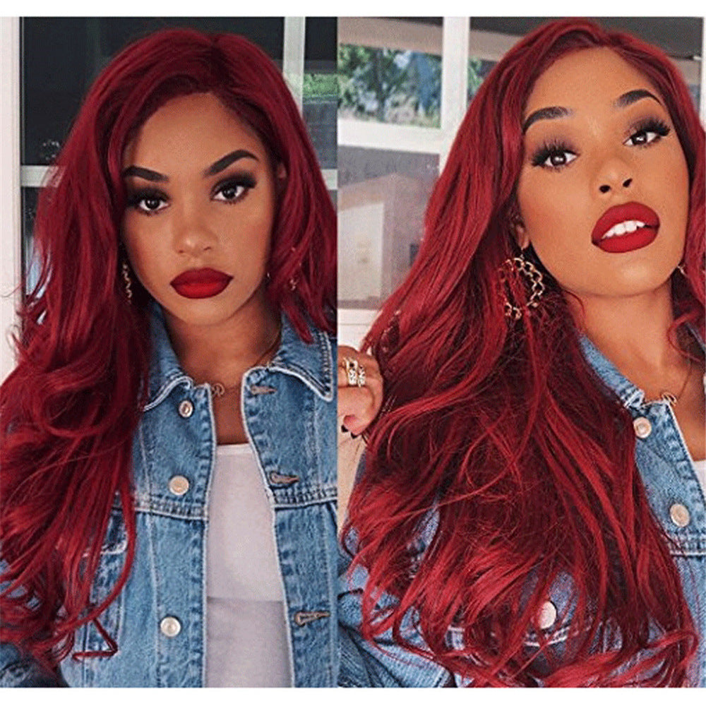 Universal Medium Curly Hair Big Wave Wig Long Curls