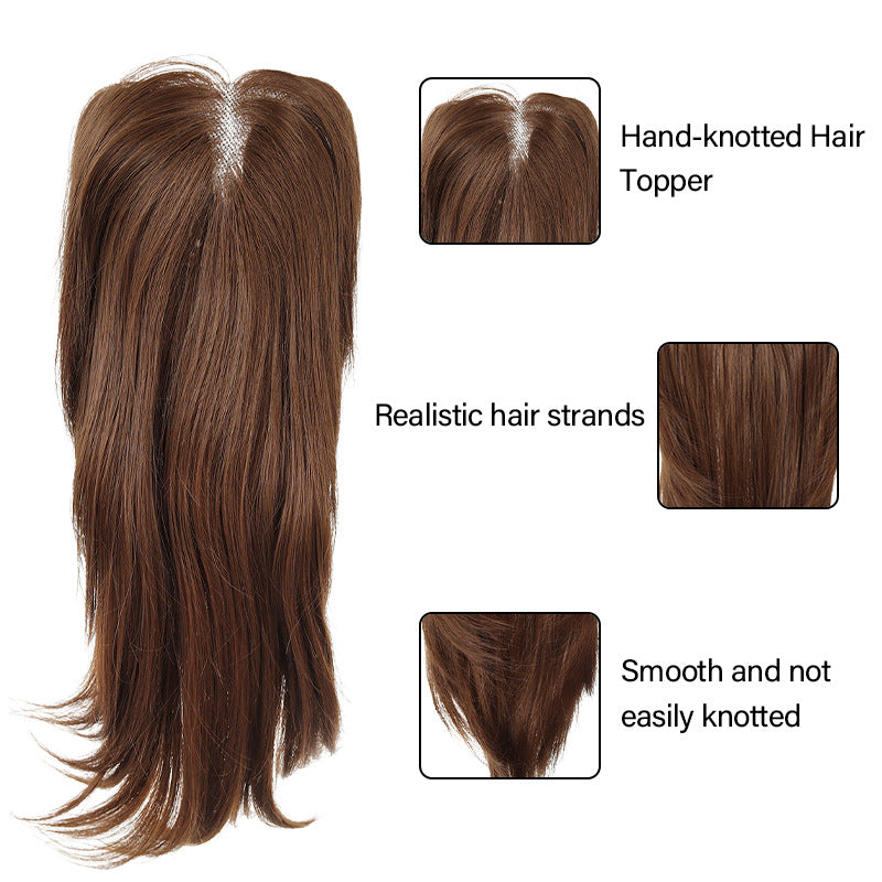 Women's Net Artificial Human Hair High-level Collarbone Length Haircut Wig